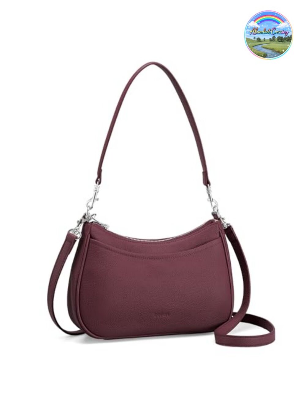 Genuine Leather Anti Theft Crossbody Bag Shoulder Purse Hobo
